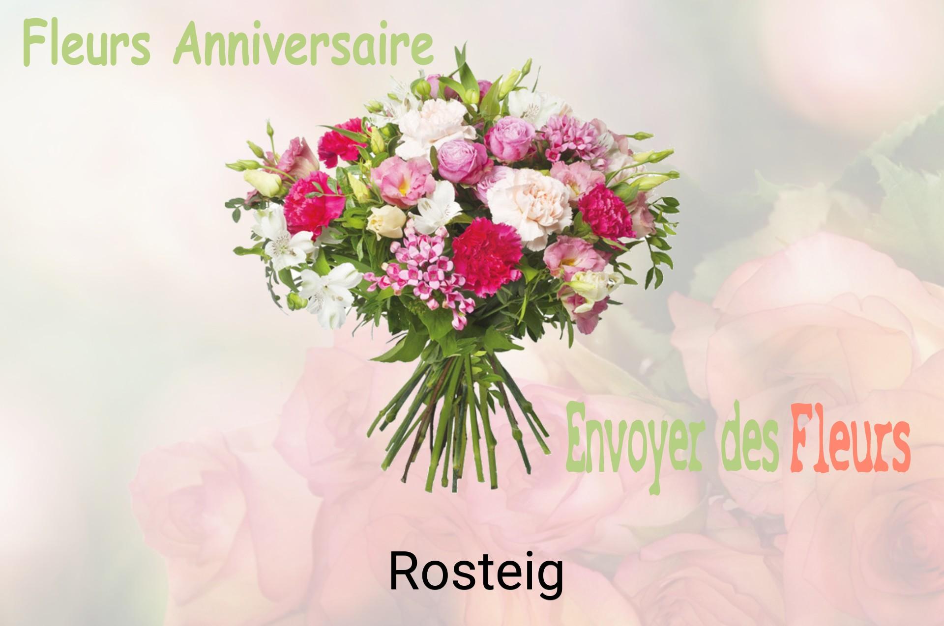 Bouquet de fleurs d’anniversaire livré à Rosteig