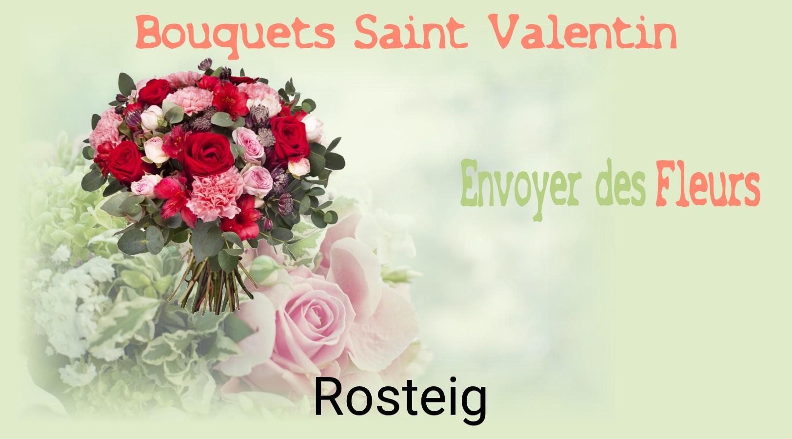 Roses de Saint-Valentin livrées à Rosteig